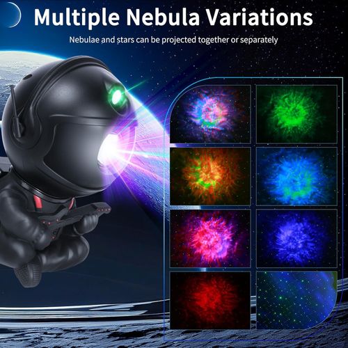 LED Astronaut Projector, Starry Sky Projection Lamp, USB Bedroom Lamp
