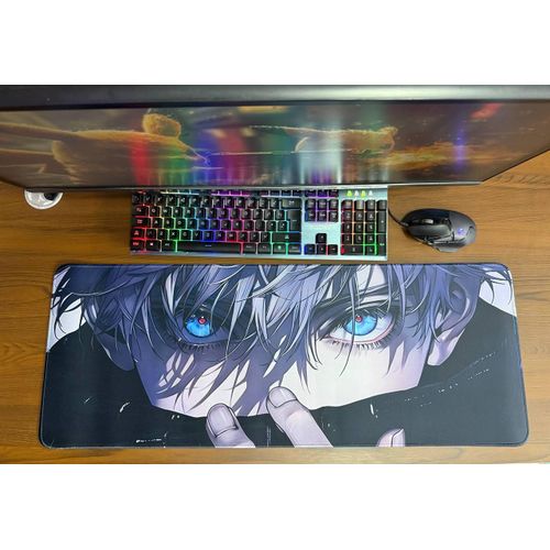 Large Gaming Mouse Pad 800x300mm - Multicolour Rubber