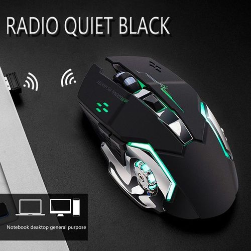 Wireless 2.4G Mouse Rechargeable 5.2 Bluetooth Silent Mouse