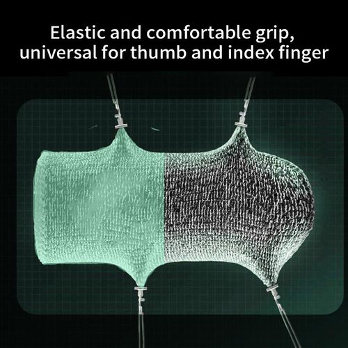 4 pcs Carbon Fiber Fingers Sleeve Anti Sweat Gamer Finger Covers for All Touchscreen (2 Pair)