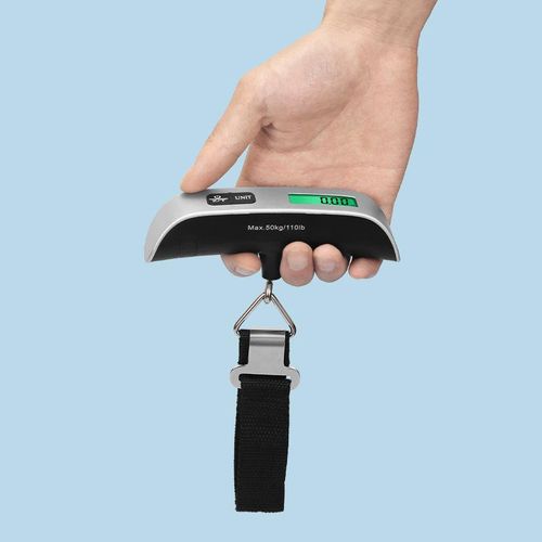 Digital Luggage Scale 50kg Portable Handheld Weighing Scale with LCD Display