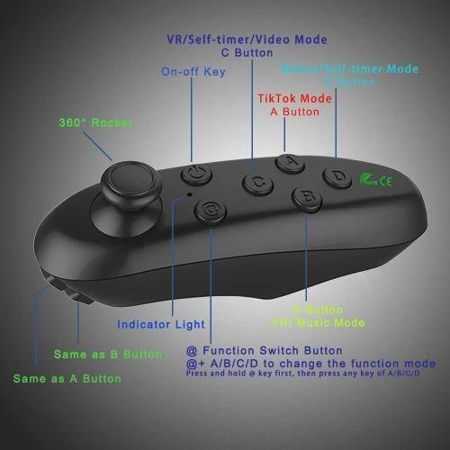 Virtual reality glasses/VR headset with game controller