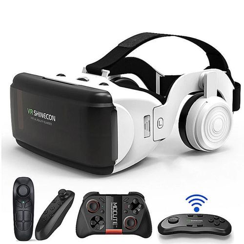 Virtual Reality Headset - 3D VR with Controller & Headphones
