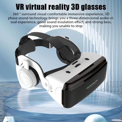 Virtual Reality Headset - 3D VR with Controller & Headphones