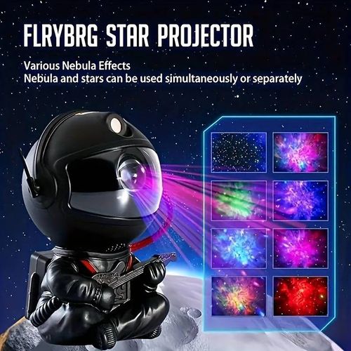 LED Astronaut Projector, Starry Sky Projection Lamp, USB Bedroom Lamp