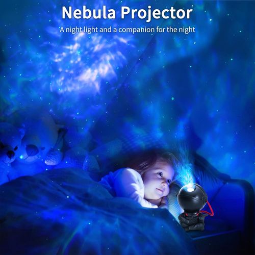 LED Astronaut Projector, Starry Sky Projection Lamp, USB Bedroom Lamp