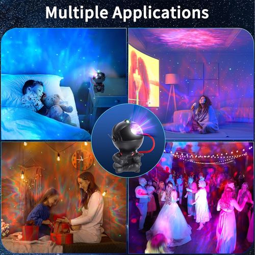 LED Astronaut Projector, Starry Sky Projection Lamp, USB Bedroom Lamp