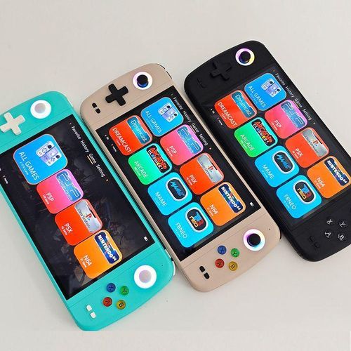 M27 Portable Retro Handheld Game Console with FREE Screen protector, 7.0- Inch, 64GB, Linux OS, 20,000+ Pre-loaded Games, Kids Gifts