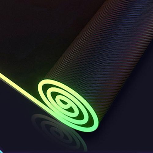 LED Gaming Mouse Pad - 400x900x3mm, 7 Colors, Micro USB, Non-Slip