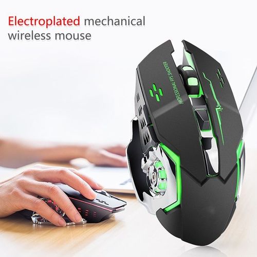 Wireless 2.4G Mouse Rechargeable 5.2 Bluetooth Silent Mouse