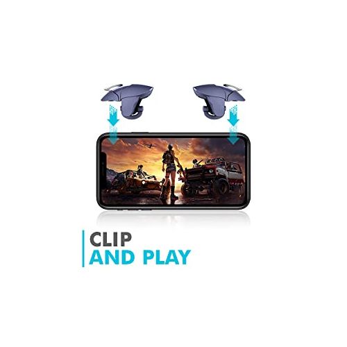 X1Trgg Mobile Gaming Triggers - Blue, ABS, Capacitive, 4.2x3.0x2.6cm