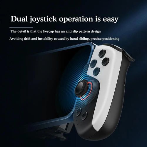 Mobile Phone Gaming Controller - Black, Compatible with iPhone/Android, Cooling Fan, RGB Lighting