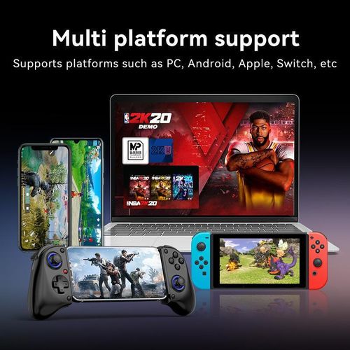 Wireless Game Controller for Android/iPhone/PC - Bluetooth, ABS, Hall Effect Joystick