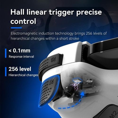 Wireless Game Controller for Android/iPhone/PC - Bluetooth, ABS, Hall Effect Joystick