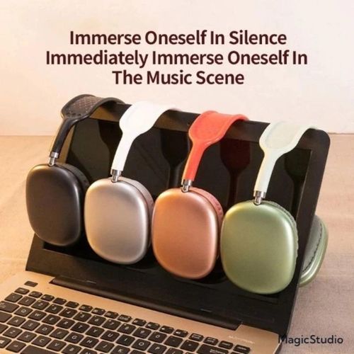 P9 Wireless Bluetooth Headphone, Over Ear Stereo Headset Bluetooth Sports Earphone Hi-Res Audio Wireless Headset,Silver