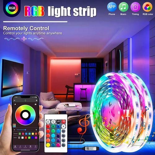 20M RGB Bluetooth Control LED Strip Lights 12V USB Color Changing TV PC Back Light