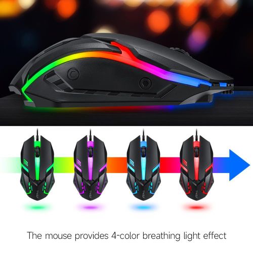 TF800 Gaming Combo - 104 Keys Keyboard, Mouse, Headset, Mouse Pad