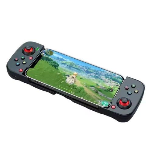 Wireless BT 5.0 Game Controller for Mobile Phone Android IOS Gamepad Joystick Retractable Controller for PUBG PS4 Switch PC - Black