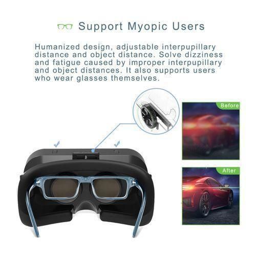Virtual reality glasses/VR headset with game controller