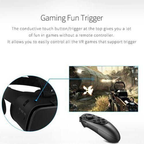 Virtual reality glasses/VR headset with game controller