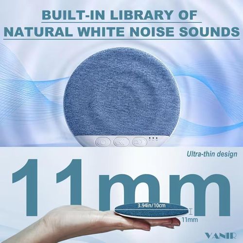 2026 Ultra-Thin Sleep Bluetooth Speaker, Under Pillow Wireless Bed Speaker with Stereo Bass, Portable Sleep Aid Sound System, Relaxing Bedtime Audio